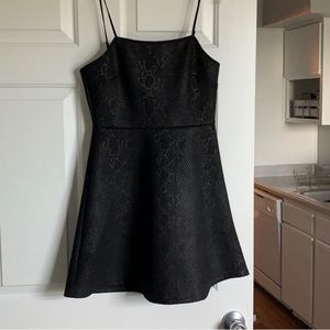 Perfect Edgy Black Dress